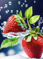 Preview: Diamond Painting Huacan 5d Erdbeeren